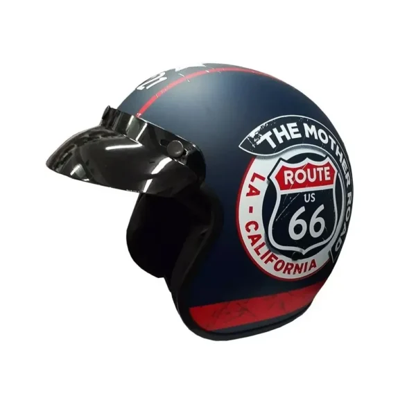 Casco Hawk 721 Retro Abierto Modelo RUTA 66 ED LIMITADA XL RPMOTOS