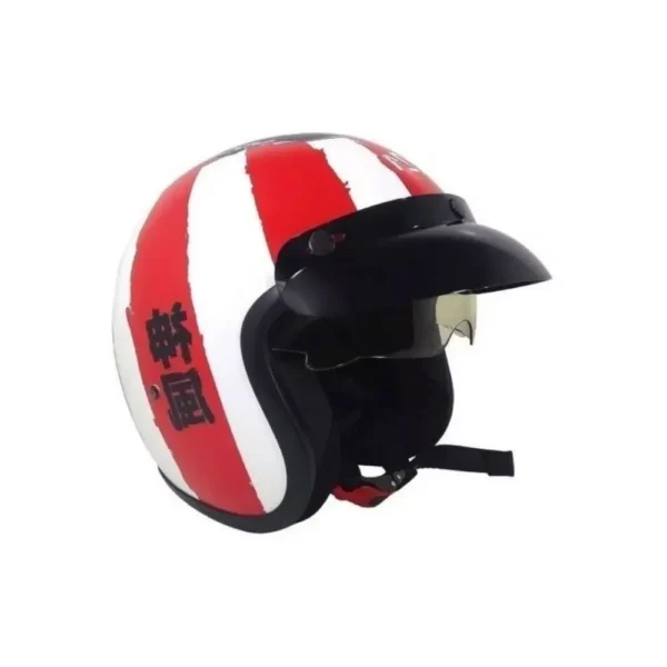 Casco Hawk 721 Retro Abierto Modelo Kamikaze ED LIMITADA L RPMOTOS - Imagen 3