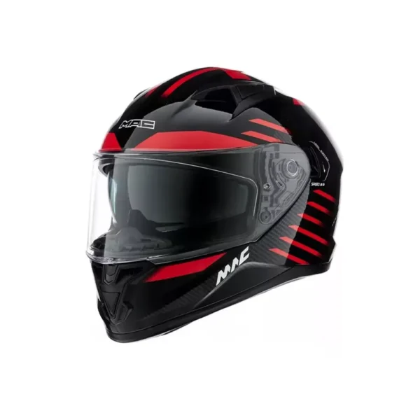 Casco MAC Gripper Rojo XXL RPMOTOS - Imagen 2