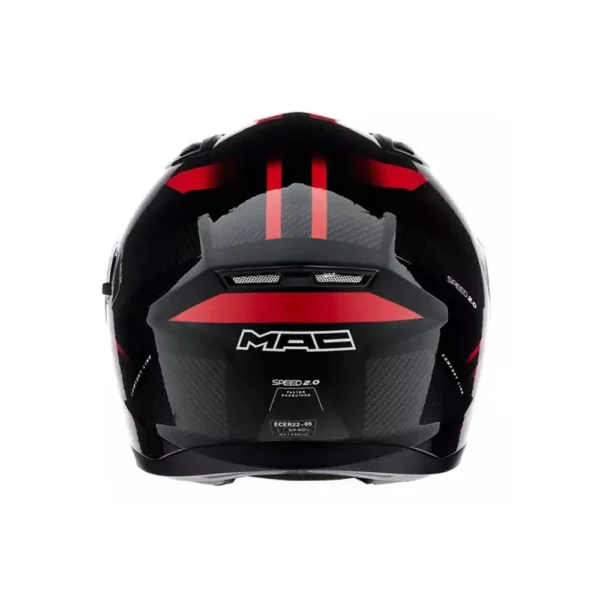 Casco MAC Gripper Rojo XXL RPMOTOS - Imagen 5