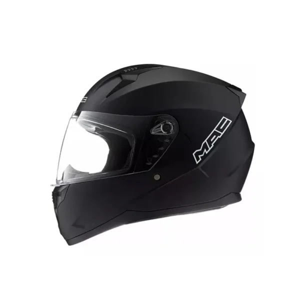 Casco Integral Mac Negro Mate Solid Visor Simple XL RPMOTOS - Imagen 3