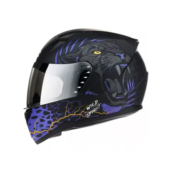 Casco MAC Bass Panther Edición Limitada + Visor Plateado Regalo RPMOTOS - Imagen 3