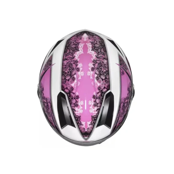 Casco Mujer Integral Moto Zeus 811 Al9 Blanco Rosa RPMOTOS - Imagen 2