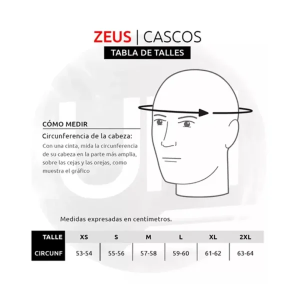 Casco Integral Moto Zeus 811 Al51 Negro Rojo Blanco RPMOTOS - Imagen 2