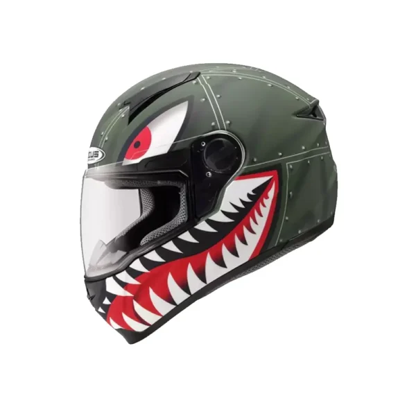 Casco Integral Moto Zeus 811 Al38 Verde Mate Monster RPMOTOS