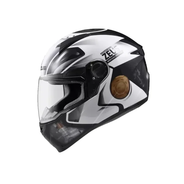 Casco Integral Moto Zeus 811 Al39 Negro Blanco Special RPMOTOS