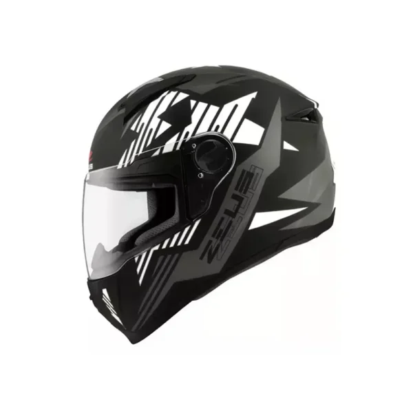 Casco Integral Moto Zeus 811 Al28 Negro Gris Top Gun RPMOTOS